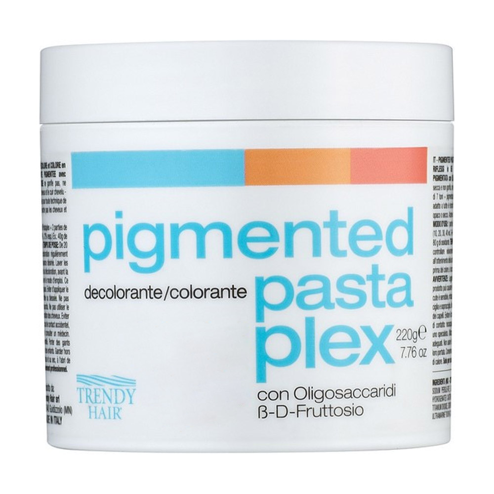 Паста для освітлення волосся Trendy Hair Pastaplex Pigmented з олігосахаридами і фруктозою, 0.11 Grey, 220 г