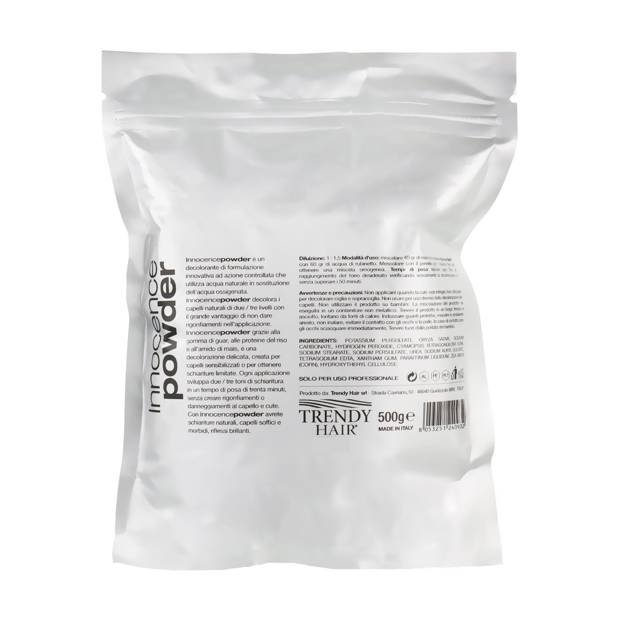 Пудра для знебарвлення волосся Trendy Hair Innocence Powder, 500 г